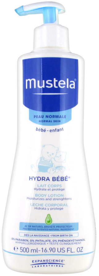 Mustela hydra bébé lait corps 500 ml